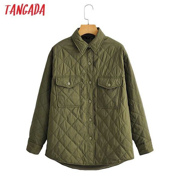 tangada women amy green oversize thin parkas long sleeve buttons pockets female warm coat yi22 210609, Black
tangada women amy green oversize thin parkas long sleeve buttons pockets female warm coat yi22 210609, Black