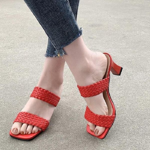 square toe slippers women peep high heel 7cm slides summer shoe embroidery mule massage outsole slipper size, Black
square toe slippers women peep high heel 7cm slides summer shoe embroidery mule massage outsole slipper size, Black