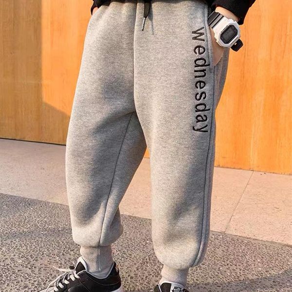 trousers boys sports pants autumn and winter wear plush thickened fashion solid lace up stretch waist casual loose boy, Blue
trousers boys sports pants autumn and winter wear plush thickened fashion solid lace up stretch waist casual loose boy, Blue