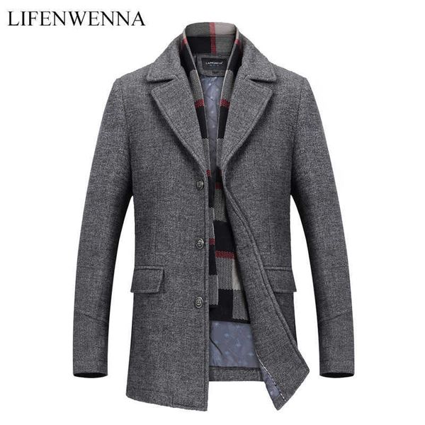 fashion brand men's clothing jacket wool coat men single breasted turn down collar slim fit peacoat long winter men coat 4xl 210528, Black
fashion brand men's clothing jacket wool coat men single breasted turn down collar slim fit peacoat long winter men coat 4xl 210528, Black