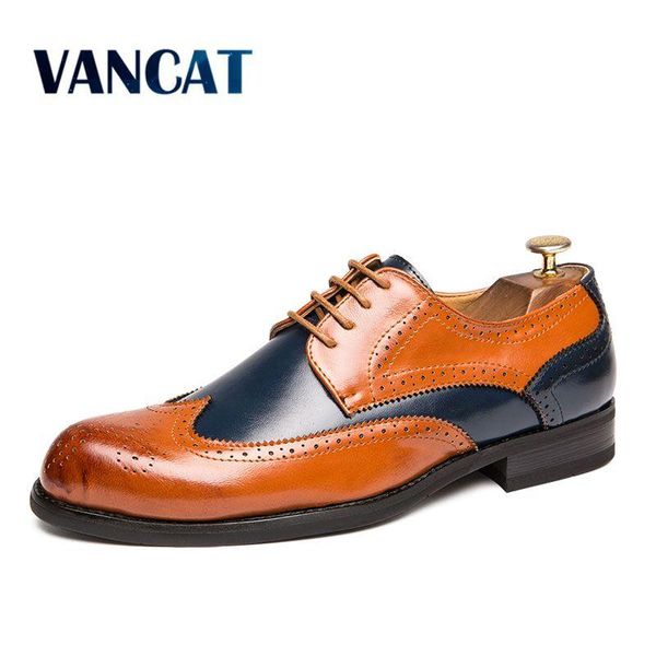 dress shoes brand men's 2021 leather fashion brogue business office wedding footwear, Black
dress shoes brand men's 2021 leather fashion brogue business office wedding footwear, Black