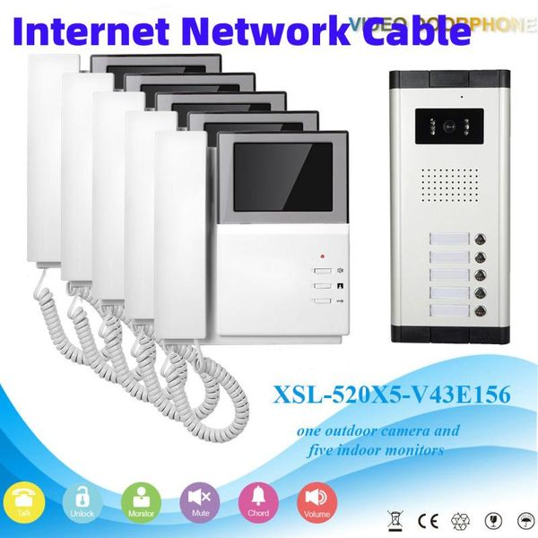 home security video intercom 4.3 inch monitor door phone doorbell kit 100 meter wire network cable visual system phones
home security video intercom 4.3 inch monitor door phone doorbell kit 100 meter wire network cable visual system phones