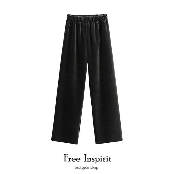 inspirit arrival winter thick female pants solid casual composite corduroy women's wide leg & capris, Black;white
inspirit arrival winter thick female pants solid casual composite corduroy women's wide leg & capris, Black;white