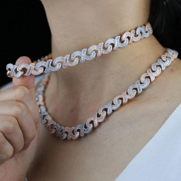 chokers iced out bling two tone plated baguette 5a cubic zirconia cz infinity miami cuban chain necklace hiphop women fashion jewelry, Golden;silver
chokers iced out bling two tone plated baguette 5a cubic zirconia cz infinity miami cuban chain necklace hiphop women fashion jewelry, Golden;silver