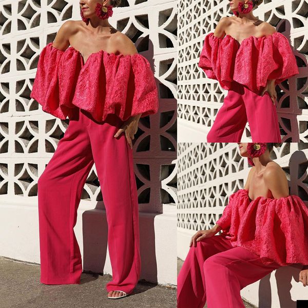 pink jumpsuit evening dresses summer strapless prom dress lace sleeveless formal prom party gowns custom made pant robe de mariée, Black;red
pink jumpsuit evening dresses summer strapless prom dress lace sleeveless formal prom party gowns custom made pant robe de mariée, Black;red