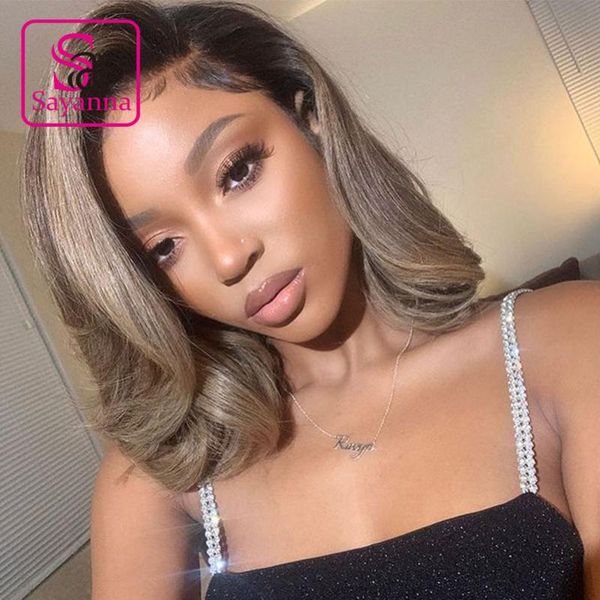lace wigs bob wig front human hair wavy short ombre ash blonde 13x4 pre plucked brazilian honey, Black;brown
lace wigs bob wig front human hair wavy short ombre ash blonde 13x4 pre plucked brazilian honey, Black;brown
