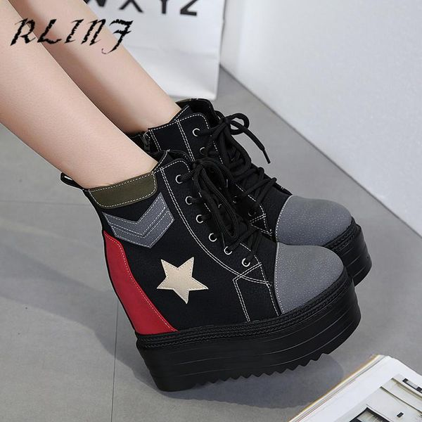 boots rlinf 2021 winter increase slopebottom muffin bottom 13cm side zipper super high heel lace ankle female, Black
boots rlinf 2021 winter increase slopebottom muffin bottom 13cm side zipper super high heel lace ankle female, Black