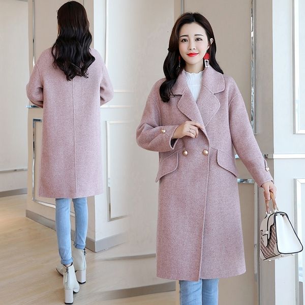 women's wool & blends autumn female spring fashion long outerwear office lady wool blend edtu, Black
women's wool & blends autumn female spring fashion long outerwear office lady wool blend edtu, Black