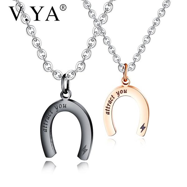 pendant necklaces v.ya arrival u-shaped magnet couple necklace simple name jewelry letter available for women creative, Silver
pendant necklaces v.ya arrival u-shaped magnet couple necklace simple name jewelry letter available for women creative, Silver