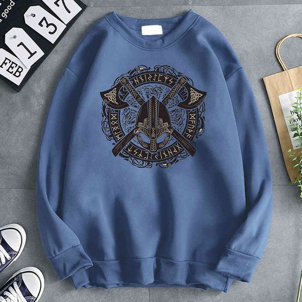 men's long sved hooded sweatshirt, viking printed sweater, casual wear, harajuku, retro, Black
men's long sved hooded sweatshirt, viking printed sweater, casual wear, harajuku, retro, Black