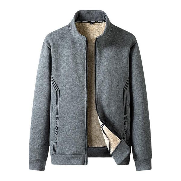 men's jackets casual fleece jacket solid thick warm cardigan sweatshirts brand quality coat for male, Black;brown
men's jackets casual fleece jacket solid thick warm cardigan sweatshirts brand quality coat for male, Black;brown