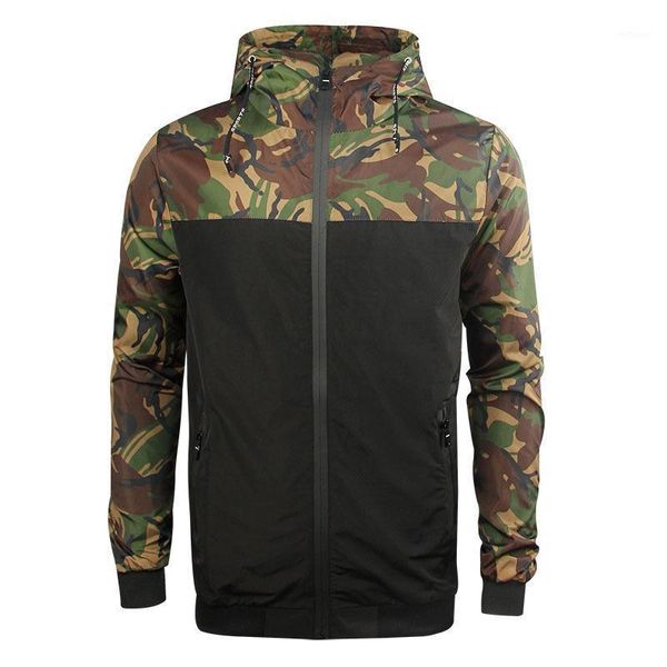 men's spring 2021 and autumn teens camouflage color matching sports zipper jackets thin section fashion casual outdoor apparel, Black;brown
men's spring 2021 and autumn teens camouflage color matching sports zipper jackets thin section fashion casual outdoor apparel, Black;brown