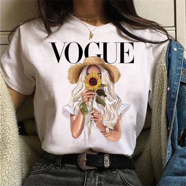 And Women Vogue Print Tee Mens T Shirts Fashion Female Short Sleeve Harajuku Oversized 90s Girl, White;black
And Women Vogue Print Tee Mens T Shirts Fashion Female Short Sleeve Harajuku Oversized 90s Girl, White;black
