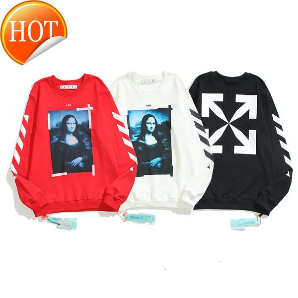 autumn and winter new 21 ow mona lisa oil painting back printing off couple leisure loose round neck pullover, Black
autumn and winter new 21 ow mona lisa oil painting back printing off couple leisure loose round neck pullover, Black