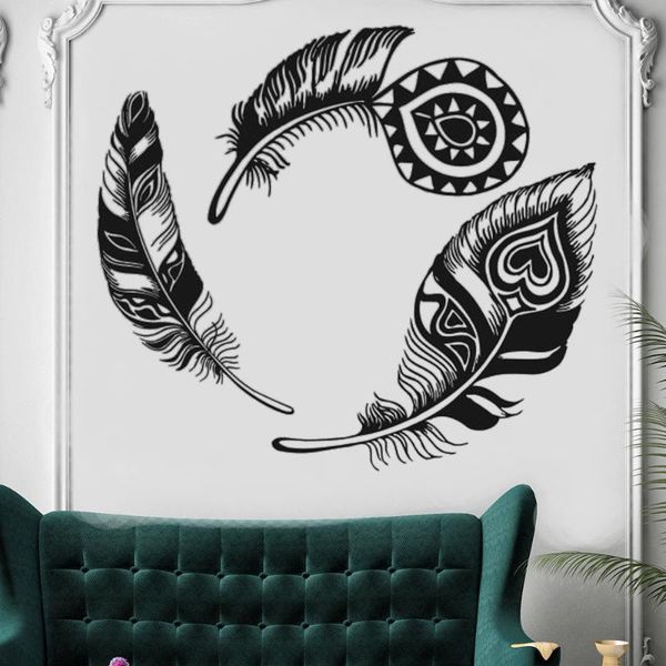 feathers round circle wall decals for livingroom home decor bedroom art mural retro design stickers decoration dw9322
feathers round circle wall decals for livingroom home decor bedroom art mural retro design stickers decoration dw9322