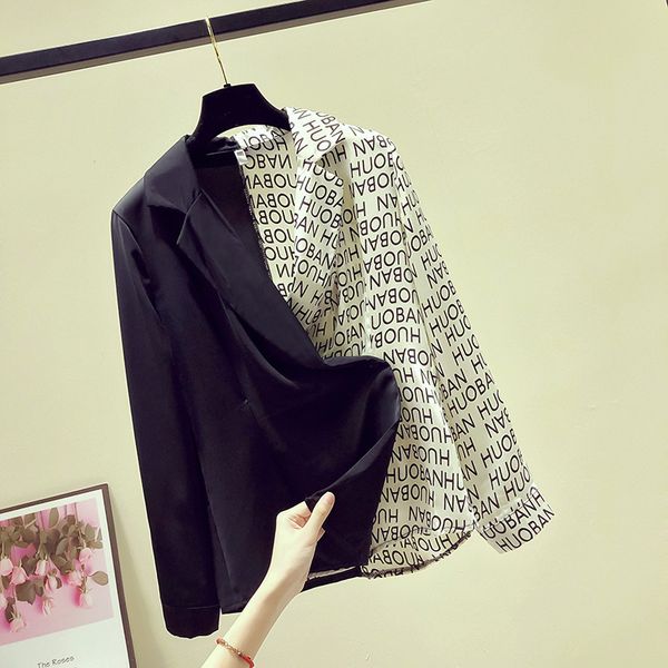 autumn fashion women's long sleeves turn down collar patchwork letter shirt office ladies shirts blouse a3589 210428, White
autumn fashion women's long sleeves turn down collar patchwork letter shirt office ladies shirts blouse a3589 210428, White