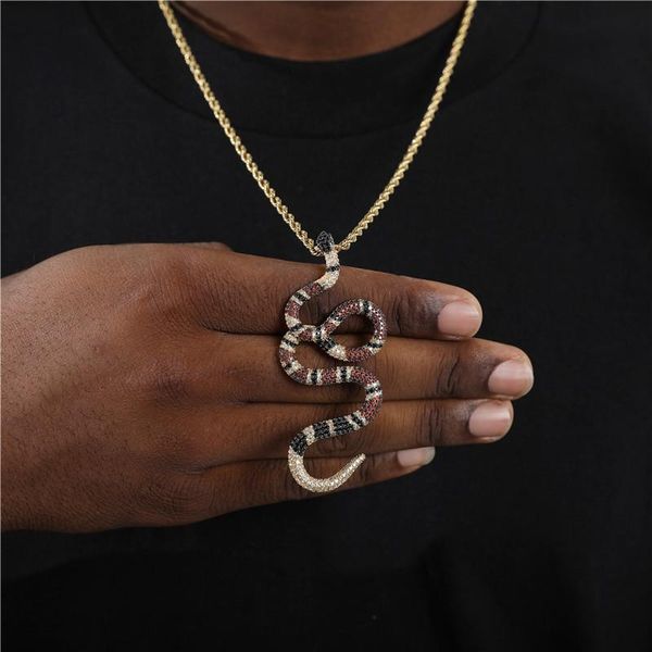 pendant necklaces hip hop iced out cubic zirconia coral snake in white gold color pendants men rapper jewelry with rope chain, Silver
pendant necklaces hip hop iced out cubic zirconia coral snake in white gold color pendants men rapper jewelry with rope chain, Silver