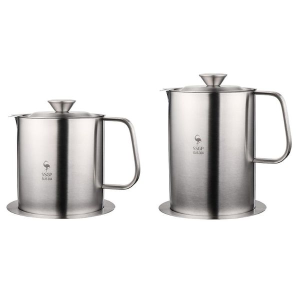 stainless steel oil filter large capacity separator storage tank with dust cover and non-slip handle bottles & jars
stainless steel oil filter large capacity separator storage tank with dust cover and non-slip handle bottles & jars