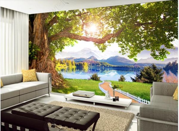 wallpapers custom po wallpaper for walls 3 d mural beautiful pastoral scenery landscape big tree background wall paper home decor
wallpapers custom po wallpaper for walls 3 d mural beautiful pastoral scenery landscape big tree background wall paper home decor