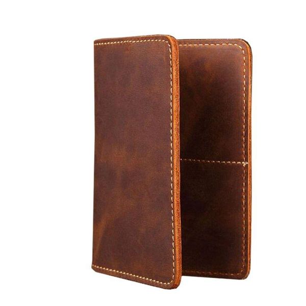 card holders 2021 genuine leather passport wallet vintage cow cover holder travel, Brown;gray
card holders 2021 genuine leather passport wallet vintage cow cover holder travel, Brown;gray