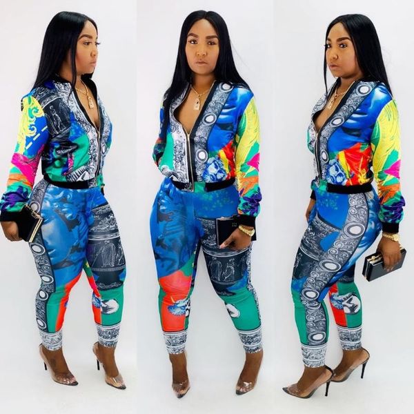 women's two piece pants women tracksuits 2 peice set fashion v-neck printed long sleeve zipper jacket coat & high waist tight suit matc, White
women's two piece pants women tracksuits 2 peice set fashion v-neck printed long sleeve zipper jacket coat & high waist tight suit matc, White