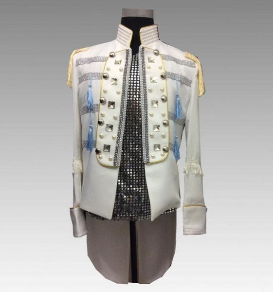 men's suits & blazers xxs-6xl 2021 men clothing bigbang bar guest dj nightclub singer court swallow tailed tuxedo suit plus size ds dan, White;black
men's suits & blazers xxs-6xl 2021 men clothing bigbang bar guest dj nightclub singer court swallow tailed tuxedo suit plus size ds dan, White;black