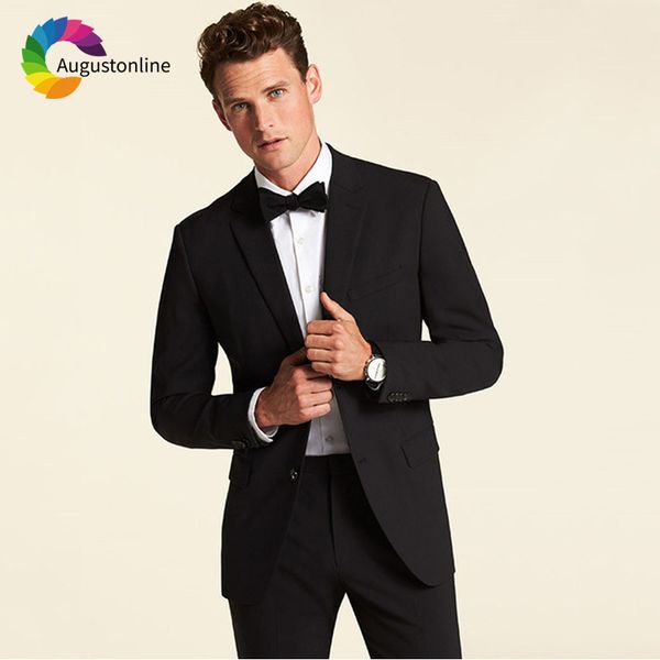 men's suits & blazers black wedding men tuxedos slim fit groom wear 2 pieces (jacket+pants) prom business mans blazer costume homm, White;black
men's suits & blazers black wedding men tuxedos slim fit groom wear 2 pieces (jacket+pants) prom business mans blazer costume homm, White;black