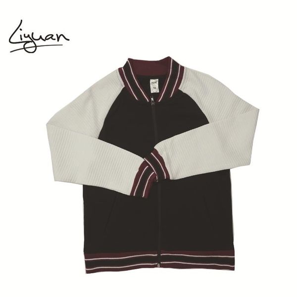 women's hoodies & sweatshirts women knit zipper bomber jacket raglan sleeve jacquard neck and cuff ,spring autumn casual sport top, Black
women's hoodies & sweatshirts women knit zipper bomber jacket raglan sleeve jacquard neck and cuff ,spring autumn casual sport top, Black