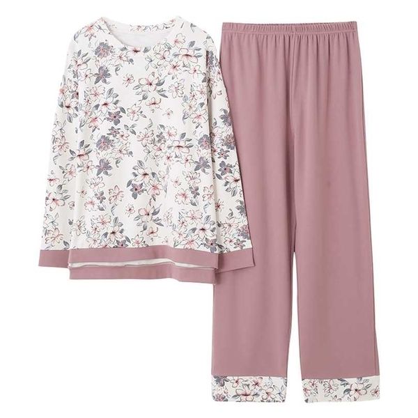 autumn cotton women pajamas long sleeve women's pajama set print plus size 5xl pijama + pants two piece pyjamas 211109, Black;red
autumn cotton women pajamas long sleeve women's pajama set print plus size 5xl pijama + pants two piece pyjamas 211109, Black;red