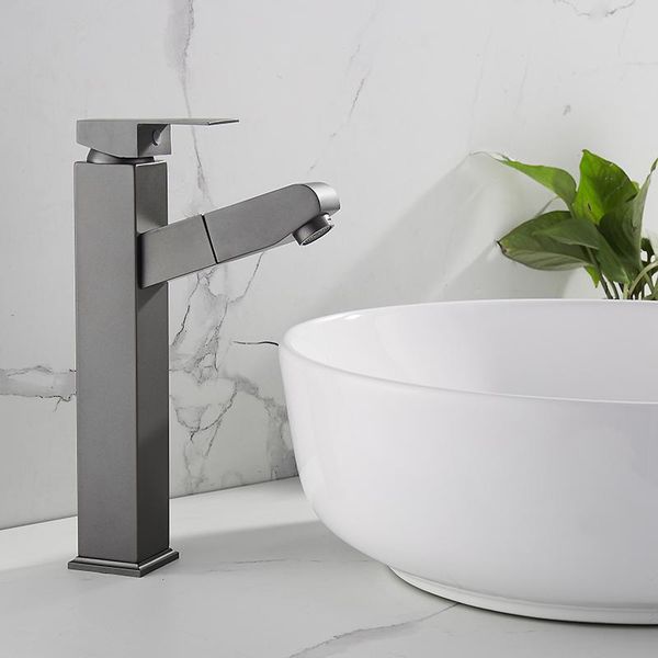 stainless steel bathroom faucet gray basin cold and water mixer sink handle deck mounted tall/short tap faucets
stainless steel bathroom faucet gray basin cold and water mixer sink handle deck mounted tall/short tap faucets