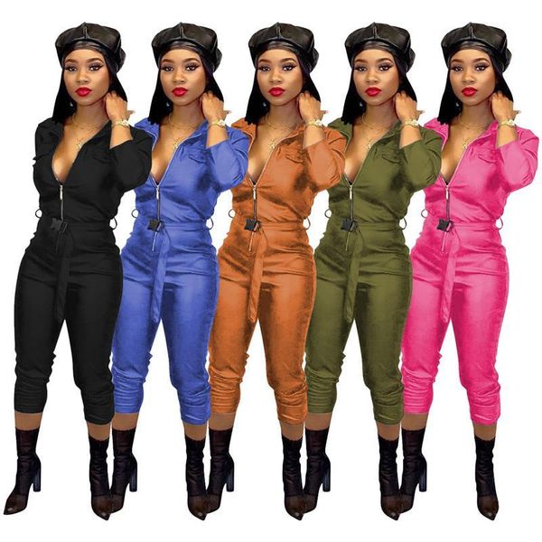 women spring long sleeve turn-down collar jumpsuit high elastic pu leather jumpsuit belt casual tight jumpsuits, Black;white
women spring long sleeve turn-down collar jumpsuit high elastic pu leather jumpsuit belt casual tight jumpsuits, Black;white