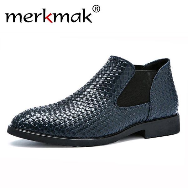 boots merkmak weave men leather shoess slip on casual shoes mens dress comfortable larger size 38-48 footwear flats man's, Black
boots merkmak weave men leather shoess slip on casual shoes mens dress comfortable larger size 38-48 footwear flats man's, Black