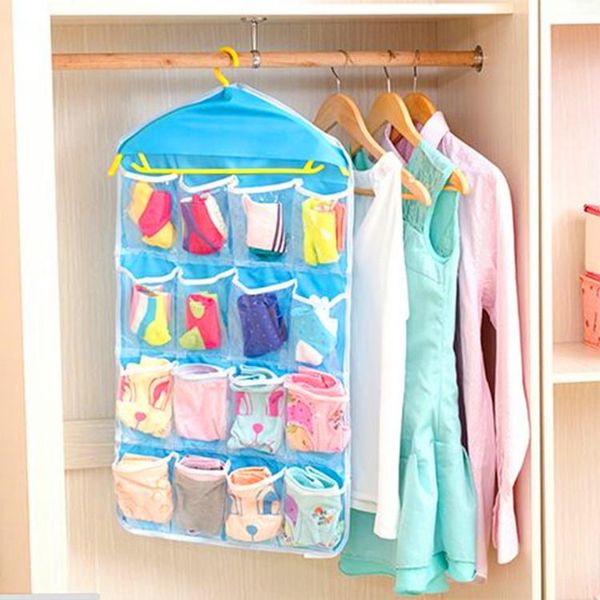 storage boxes & bins clothing hanger closet shoes underpants bag 16 pockets foldable wardrobe hanging bags socks briefs organizer
storage boxes & bins clothing hanger closet shoes underpants bag 16 pockets foldable wardrobe hanging bags socks briefs organizer