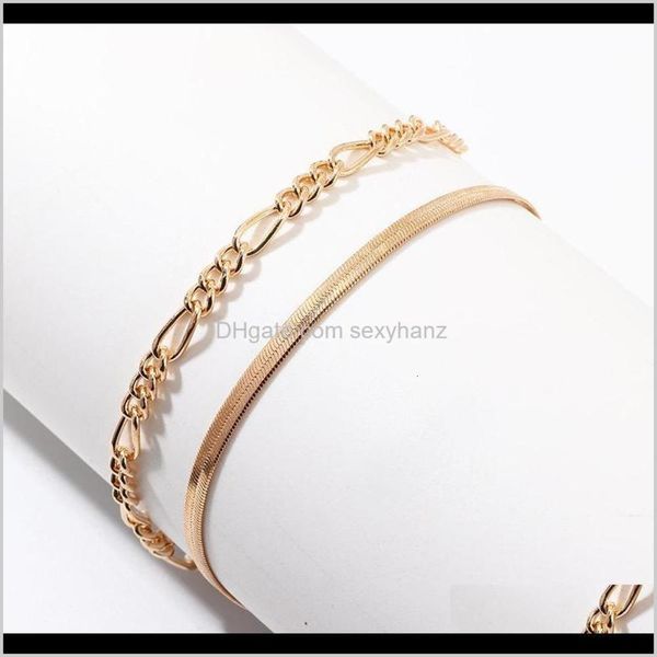 drop bracelets 2021 delivery fashion simple geometric metal snake for women gold color figaro chain charm bracelet summer beach jewelry, Golden;silver
drop bracelets 2021 delivery fashion simple geometric metal snake for women gold color figaro chain charm bracelet summer beach jewelry, Golden;silver