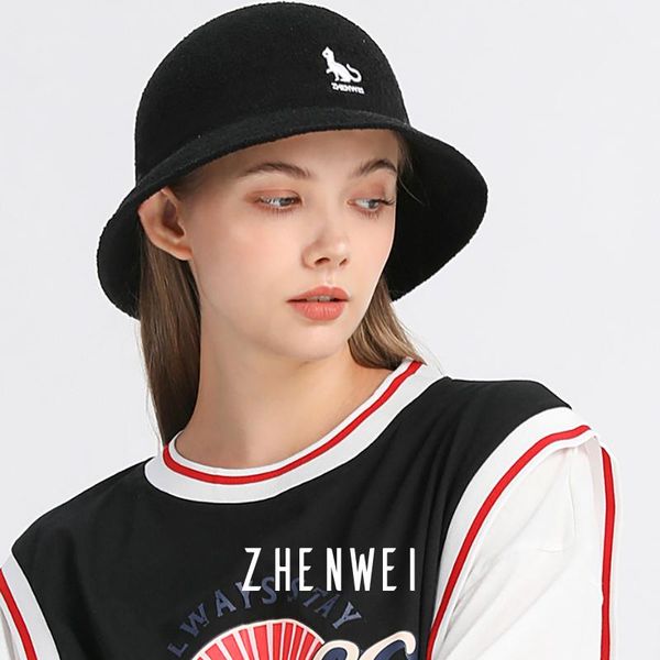 embroidered black small rimmed mesh dome fisherman hat lady logo show face hip-hop couple style wide brim hats, Blue;gray