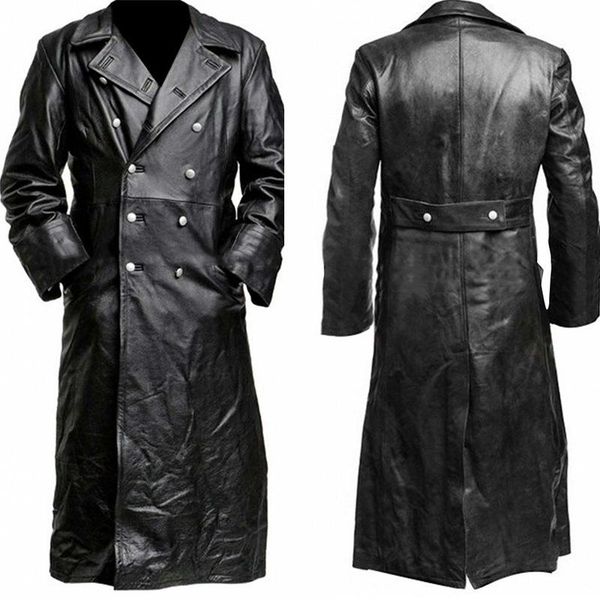 men's trench coats 2021 outwear motorcycle gothic steampunk vampire long pu leather jacket coat plus size s-5xl, Tan;black
men's trench coats 2021 outwear motorcycle gothic steampunk vampire long pu leather jacket coat plus size s-5xl, Tan;black