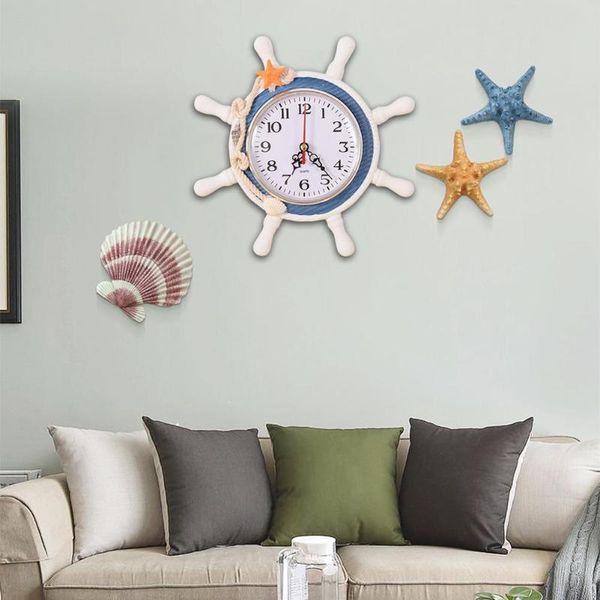 wall clocks well shape clock beach sea theme wheel rudder steering decoration decor color antique hanging random p6w1
wall clocks well shape clock beach sea theme wheel rudder steering decoration decor color antique hanging random p6w1