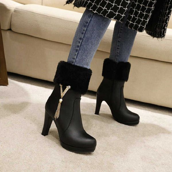 zawsthia winter warm furry shoes black pink white round toe platform lady high heels booties womens snow boots plus size 43 210611
zawsthia winter warm furry shoes black pink white round toe platform lady high heels booties womens snow boots plus size 43 210611