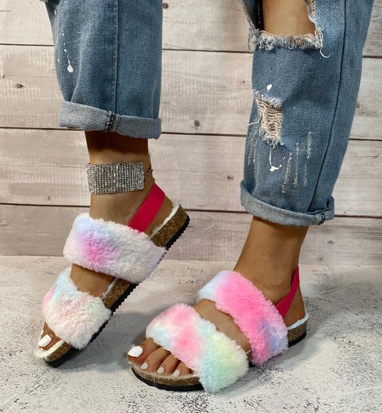 winter slippers plus warm fur sandals ladies outdoor slides wlaking fashion furry women flat footwear big size 43, Black
winter slippers plus warm fur sandals ladies outdoor slides wlaking fashion furry women flat footwear big size 43, Black