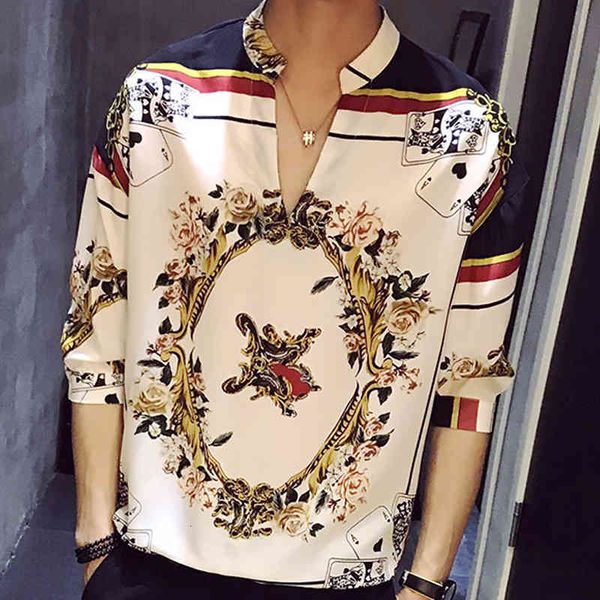 men's polos arrival fashion brand clothing v-neck men shirt summer loose medium printing collar cotton casual shirts ztfw, White;black
men's polos arrival fashion brand clothing v-neck men shirt summer loose medium printing collar cotton casual shirts ztfw, White;black