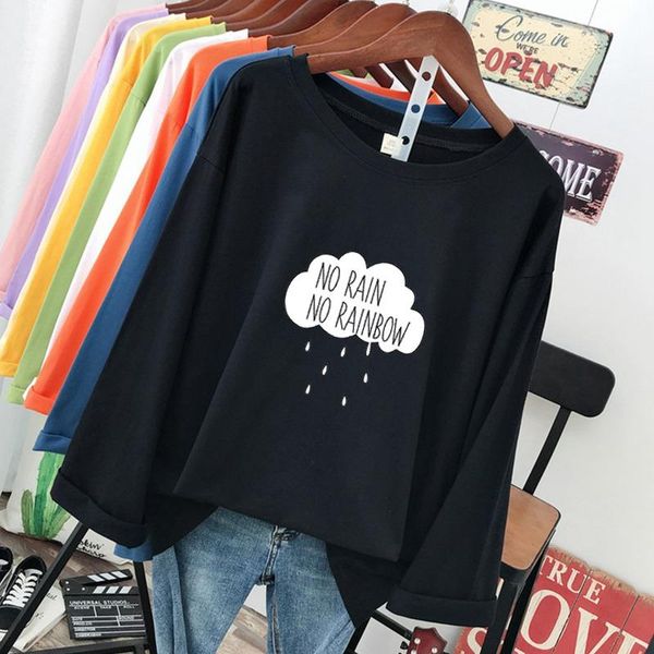 plus size fashion women's t-shirt loose casual korea style long sleeve pullover 100% cotton letter print &tees, White
plus size fashion women's t-shirt loose casual korea style long sleeve pullover 100% cotton letter print &tees, White