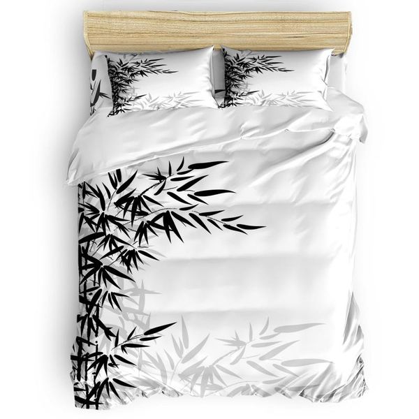 bedding sets black bamboo leaves duvet cover set comfortable bedroom supplies comforter 2/3/4pcs
bedding sets black bamboo leaves duvet cover set comfortable bedroom supplies comforter 2/3/4pcs