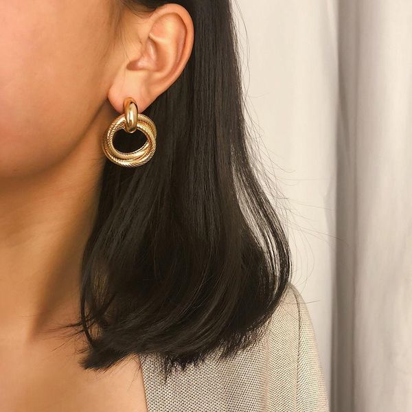 stud korean statement long earrings for woman fashion vintage geometric metal drop dangle female kolczyki jewelry, Golden;silver
stud korean statement long earrings for woman fashion vintage geometric metal drop dangle female kolczyki jewelry, Golden;silver