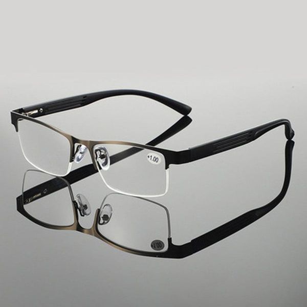 sunglasses classic business metal frame reading glasses ultra-light comfortable readers fashion retro presbyopic optical, White;black
sunglasses classic business metal frame reading glasses ultra-light comfortable readers fashion retro presbyopic optical, White;black