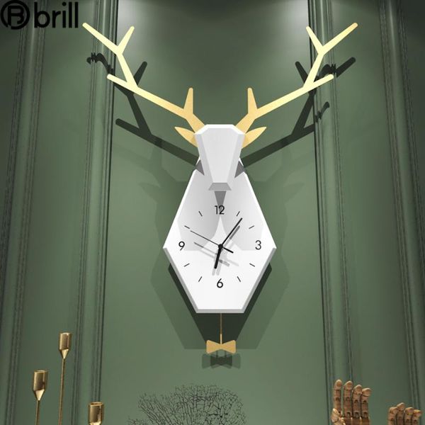 wall clocks lucky deer digital clock home living room swing european luxury fashion black and white gold personality gift
wall clocks lucky deer digital clock home living room swing european luxury fashion black and white gold personality gift