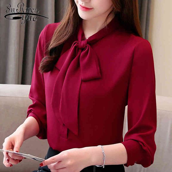 fashion women blouses bow collar office work chiffon shirt long sleeve shirts 3019 50 210508, White
fashion women blouses bow collar office work chiffon shirt long sleeve shirts 3019 50 210508, White