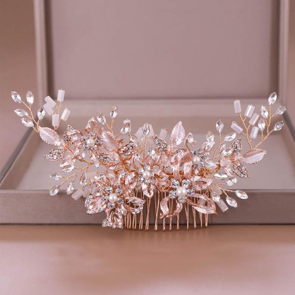 hair clips & barrettes wedding combs for bridal est crystal rose gold flower simulated pearls hairmbs golden wire prom ornaments, Golden;silver
hair clips & barrettes wedding combs for bridal est crystal rose gold flower simulated pearls hairmbs golden wire prom ornaments, Golden;silver