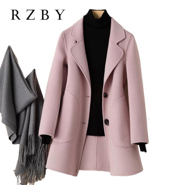 women's wool & blends winter 2021 casaco feminino solid women coat single breast elegant abrigo mujer turn down collar classic style rz, Black
women's wool & blends winter 2021 casaco feminino solid women coat single breast elegant abrigo mujer turn down collar classic style rz, Black