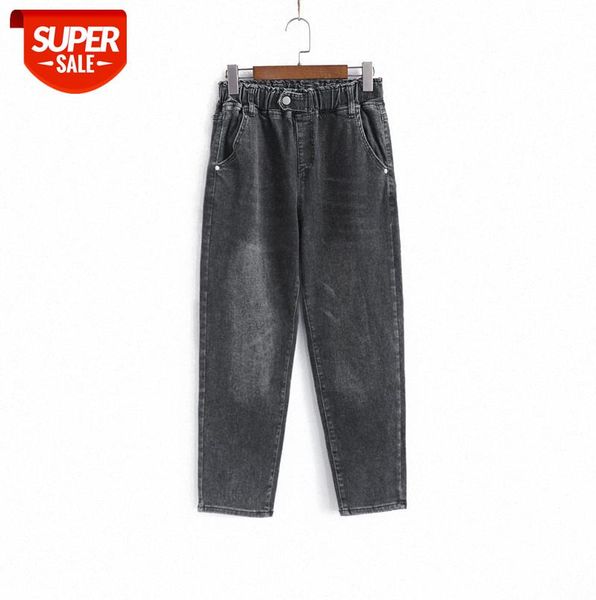 930093 elastic high-waisted daddy jeans women's thin buckle radish pants nine-point harem trend #e57l, Black;gray
930093 elastic high-waisted daddy jeans women's thin buckle radish pants nine-point harem trend #e57l, Black;gray