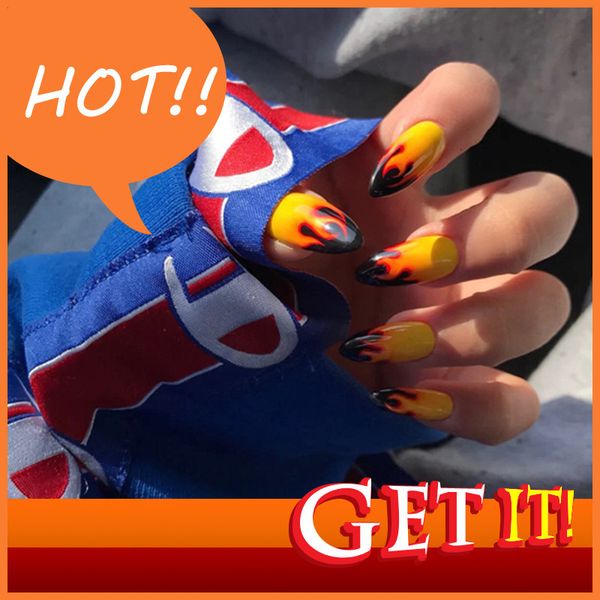 stylist diy hand decorated nail wear nail fake patch, paste finished patch removable 1305 dark night black red flame, Red;gold
stylist diy hand decorated nail wear nail fake patch, paste finished patch removable 1305 dark night black red flame, Red;gold